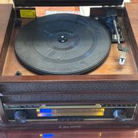 giradischi con radio lettore cd