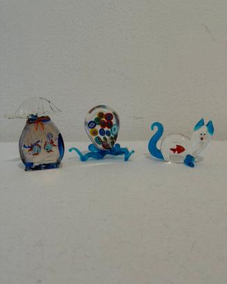 Set soprammobili vetro di Murano