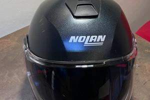 Casco Nolan N 100-5 del 2024 nero metallizzato XL