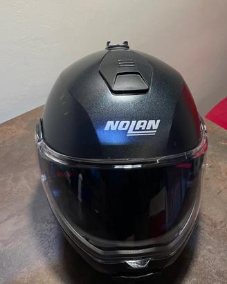Casco Nolan N 100-5 del 2024 nero metallizzato XL