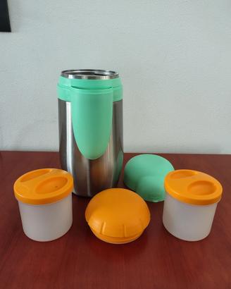 Termos Scaldapappa Chicco Inox con Contenitori