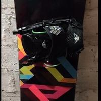 Tavola snowboard Wed'ze con attacchi Flow