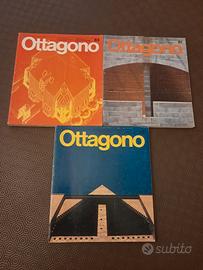 3 Riviste Architettura Design Ottagono Vintage