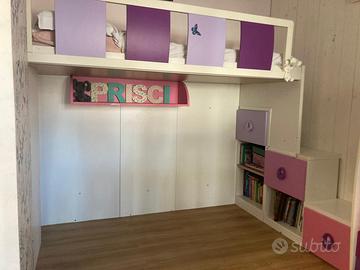 Camera da letto a soppalco