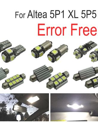 KIT 11 LAMPADE LED INTERNE PER SEAT ALTEA 5 P 1 AL