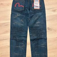 Jeans Evisu Genes Size 42 Us Logo rosso