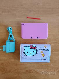 Nintendo 3DS XL rosa con custodia no caricabatteri