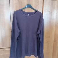 Maglia maniche lunghe viola