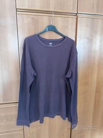 Maglia maniche lunghe viola