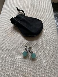 orecchini con pietra