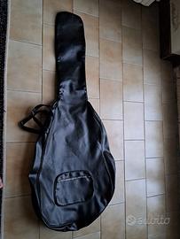 Custodia vintage per chitarra o basso in pelle eco