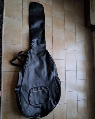 Custodia vintage per chitarra o basso in pelle eco