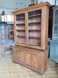 Libreria antica in abete laccato inizio '800