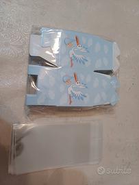 Scatolini nascita con bustine per confetti (40)