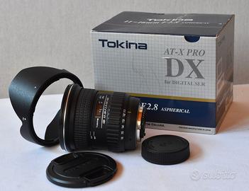 Tokina AT-X Pro DX 11-16 f/2.8 Nikon, per Aps-c