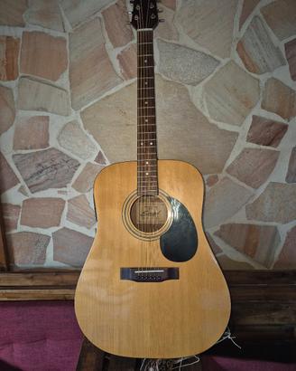 chitarra semiacustica elettrificata