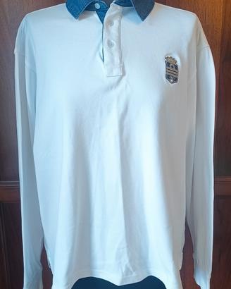 Maglioncino uomo collo denim