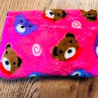 Pochette piccola rosa con orsetti