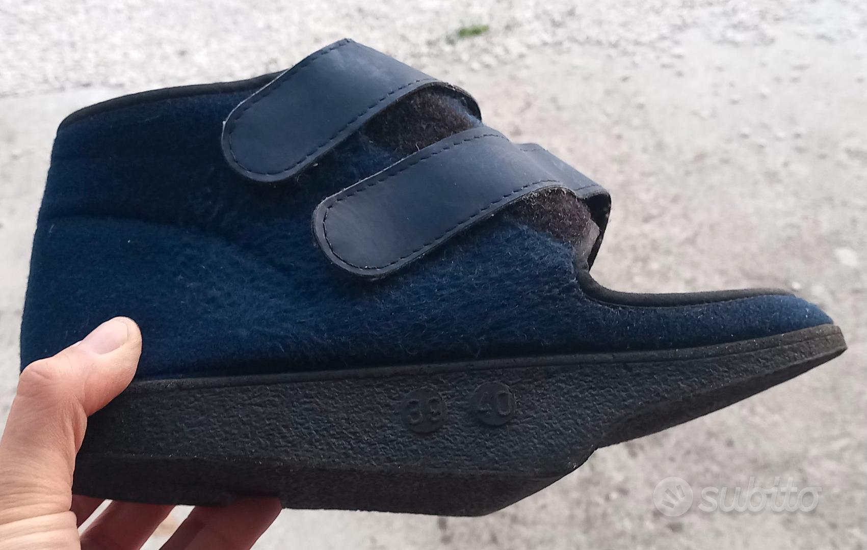 Scarpe Ortopediche Blu con Velcro Taglia 39-40 Abbigliamento e