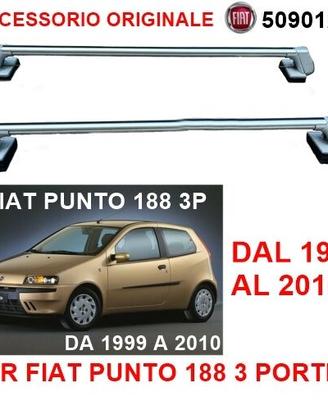 PORTAPACCHI 50901249 FIAT PUNTO 188 3P 1999 A 2010