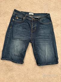 Pantaloni jeans corti uomo Fred Mello taglia 32