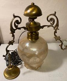 Lampadario a forma di palla vetro