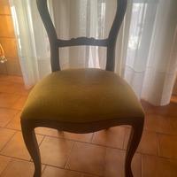 Set di 6 sedie da salotto legno molto buono