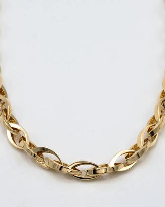 Collana donna  oro giallo 18kt 750 girocollo D.48