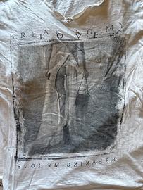 T-Shirt bianca con raffigurazione