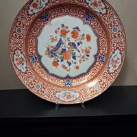 Grande piatto da muro o centrotavola in porcellana