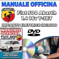 Manuale Officina 500 Abarth 1.4 16v T-Jet su Dvd