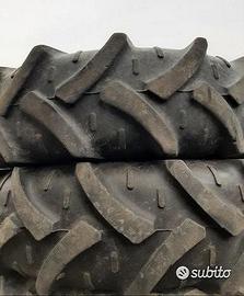 Coppia gomme usate tractor 13 6 28 bkt 6pr