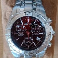 SECTOR 650 STEEL CHRONOGRAPH DATA SWISS MADE