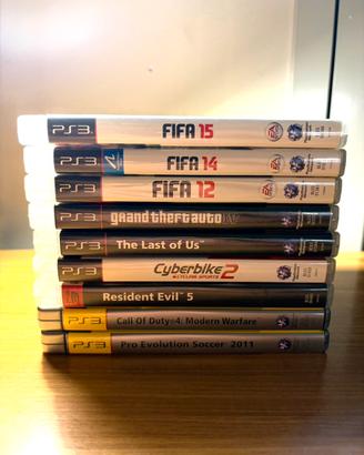 Lotto (9) giochi PlayStation 3