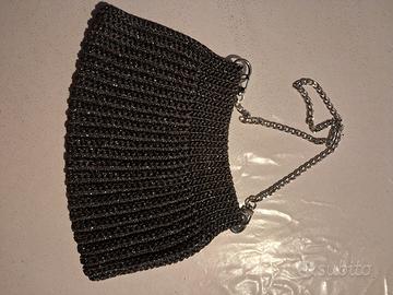 nuova borsa fatta a mano,pochette uncinetto, 