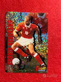 Calcio Card 97 PANINI  110 HOLO “DENNIS BERGKAMP”