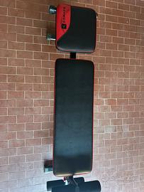 Pesi, panca piana, manubri e bilanciere