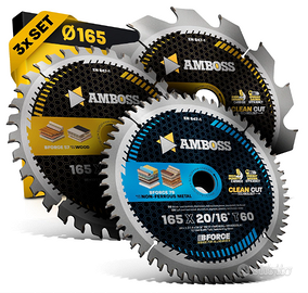 Ø165 x 20 lame per sega circolare a batteria