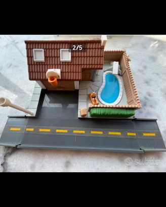 Micro machines Villa con Piscina RARA
