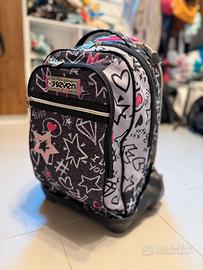 Zaino Trolley Seven 3 Ruote Scuola Buone Condizion