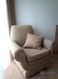 Poltrona classica con cuscino sfoderabile lavabile
