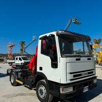 2003 Iveco eurocargo scarrabile gru fassi