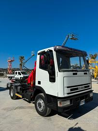 2003 Iveco eurocargo scarrabile gru fassi