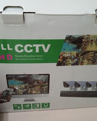 4 telecamere esterne + hard disk 