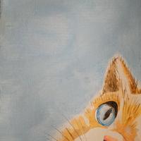 acquerello gatto dipinto 