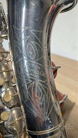 sassofono prof. Romeo Orsi, vintage.