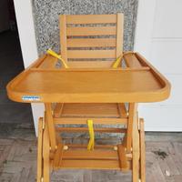 Seggiolone in legno Foppapedretti