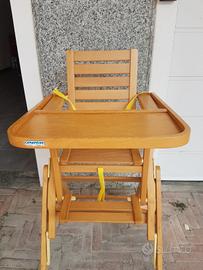 Seggiolone in legno Foppapedretti