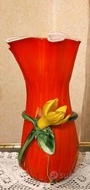 Vaso in Vetro Fusione fatto a mano 