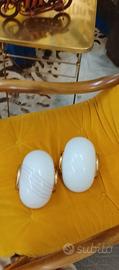 2 plafoniere/applique anni 70 swirl